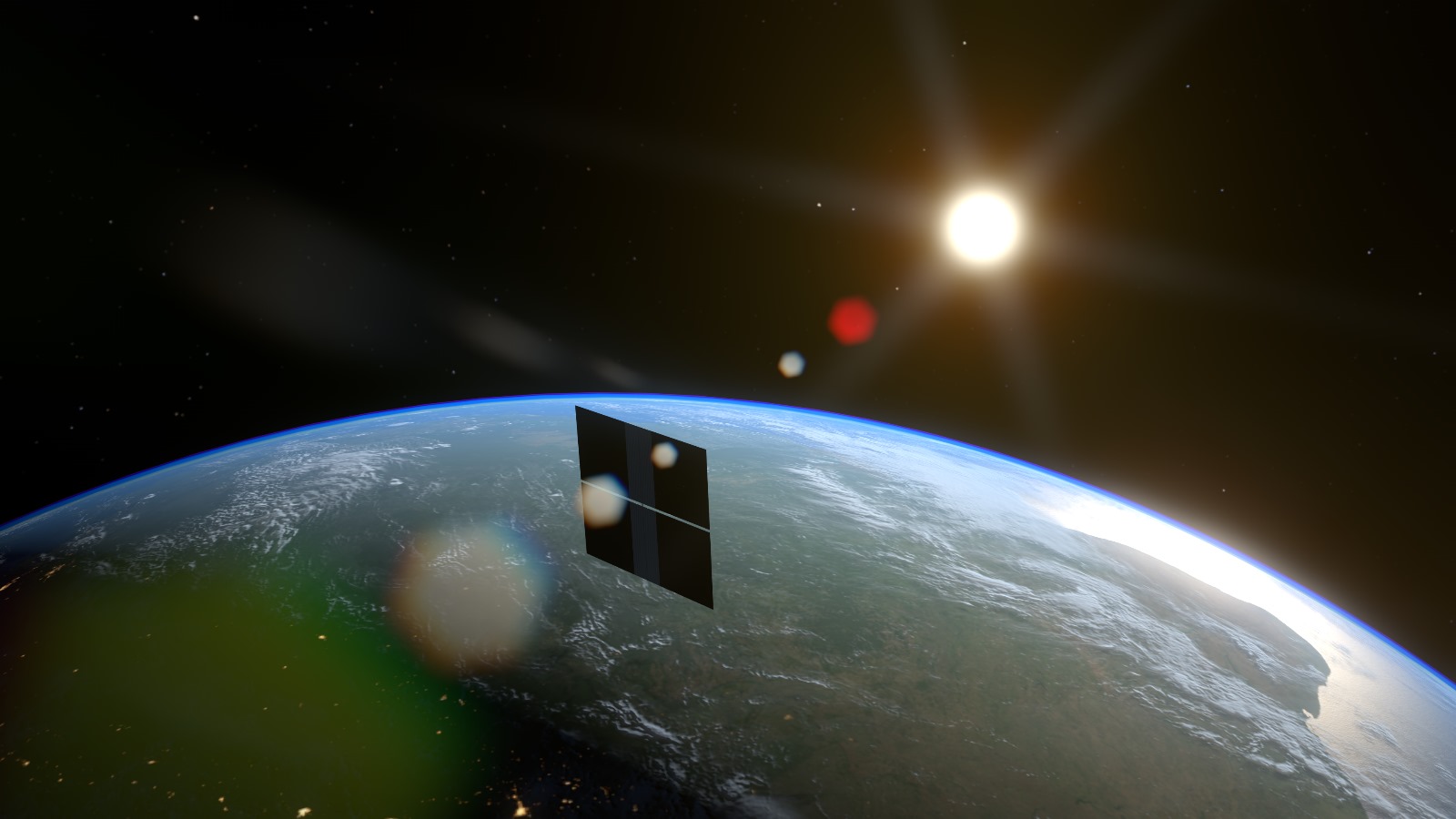 Starcloud 太空轨道数据中心渲染图